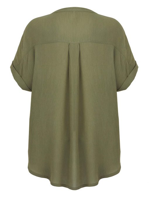 blouse met lange achterzijde